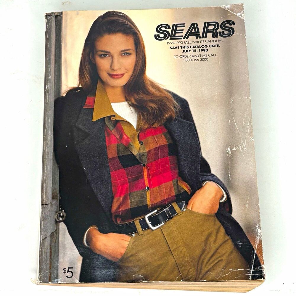 Vintage Sears Catalog 1992 1993 Last Fall Winter Annual Edition 285 Fashion Home